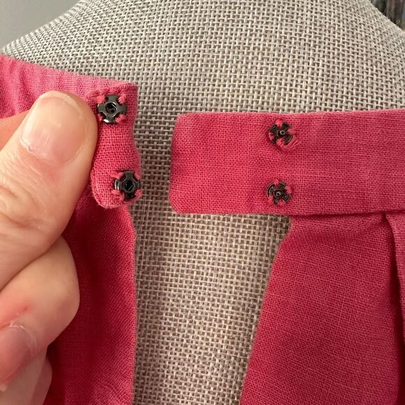 Vintage Ann Taylor Loft Petites Red Sleeveless Halter A-Line Dress size 0P - Picture 9 of 12